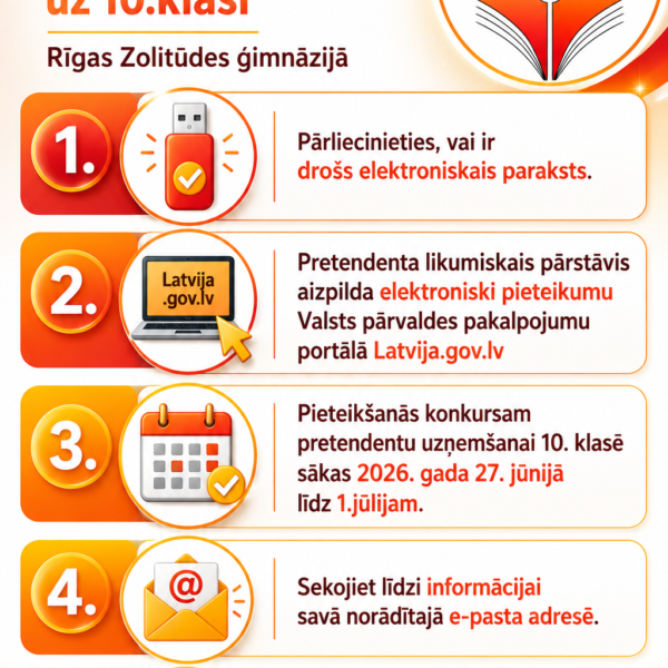 Apstiprināta kārtība skolēnu uzņemšanai Rīgas skolu 10.klasēs
