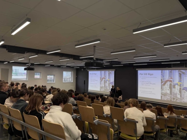 2025. gada 10. februāra tikšanās ar Rīgas Ekonomikas augstskolas (Stockholm School of Economics in Riga) rektoru un Rīgas Zolitūdes ģimnāzijas absolventu