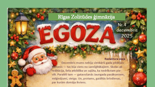 Skolas avīzes 2025.gada decembra izdevums 1 Skolas avīzes 2025.gada decembra izdevums