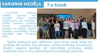 Karjeras nedēļa 7.-12. klasēs