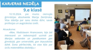 Karjeras nedēļa 7.-12. klasēs