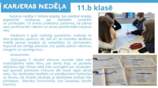 Karjeras nedēļa 7.-12. klasēs