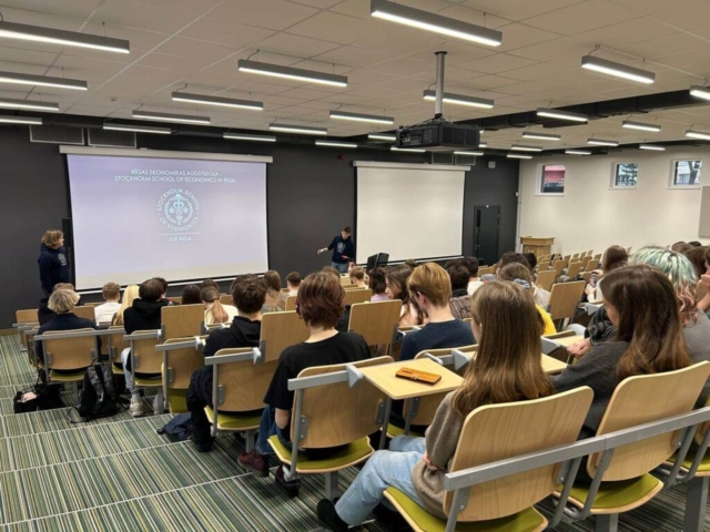 2025. gada 16. janvāra tikšanās ar Rīgas Ekonomikas augstskolas pārstāvjiem (Stockholm School of Economics in Riga)