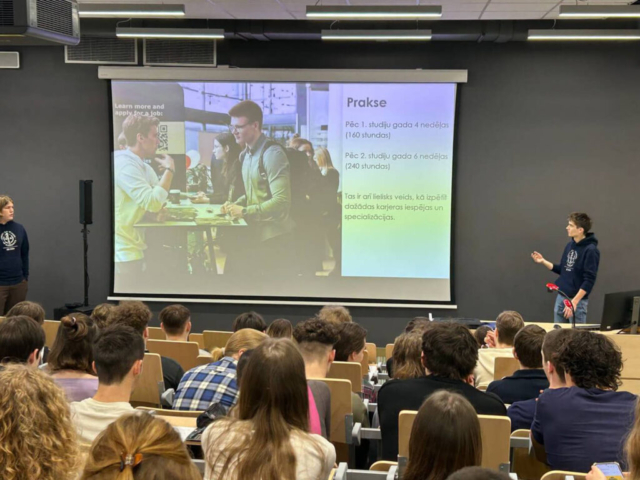 2025. gada 16. janvāra tikšanās ar Rīgas Ekonomikas augstskolas pārstāvjiem (Stockholm School of Economics in Riga)