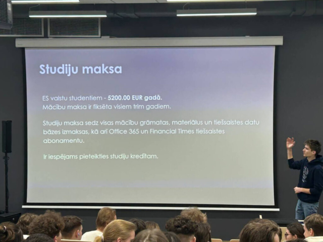2025. gada 16. janvāra tikšanās ar Rīgas Ekonomikas augstskolas pārstāvjiem (Stockholm School of Economics in Riga)