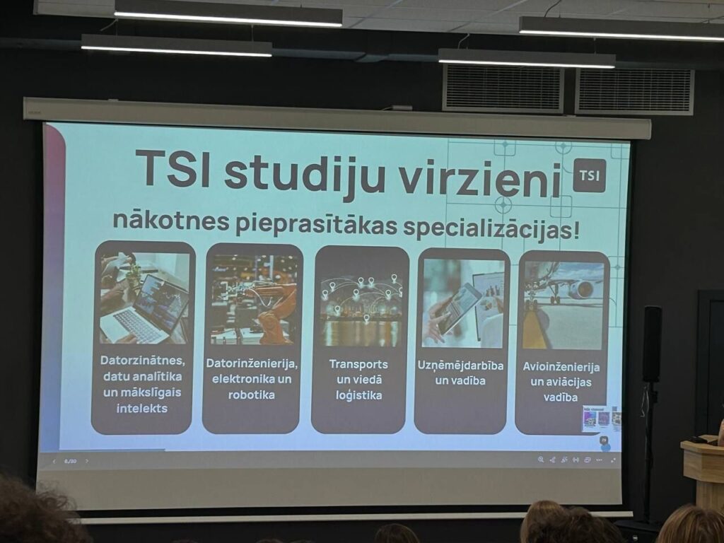 Soli tuvāk nākotnes profesijai – vidusskolēni iepazīst studiju iespējas TSI