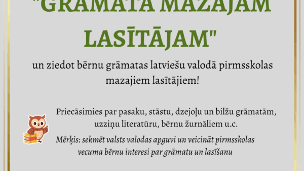 Sadarbība ar pirmskolas izglītības iestādi “Zelta atslēdziņa”