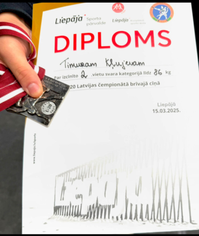 Apsveicam Timuru Kļujevu ar izcilo sasniegumu Latvijas čempionātā brīvajā cīņā Apsveicam Timuru Kļujevu ar izcilo sasniegumu Latvijas čempionātā brīvajā cīņā