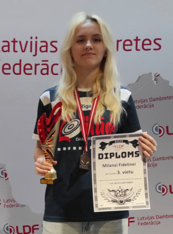 Bronzas godalga un ceļazīme uz Eiropas un pasaules čempionātiem dambretē! Bronzas godalga un ceļazīme uz Eiropas un pasaules čempionātiem dambretē!