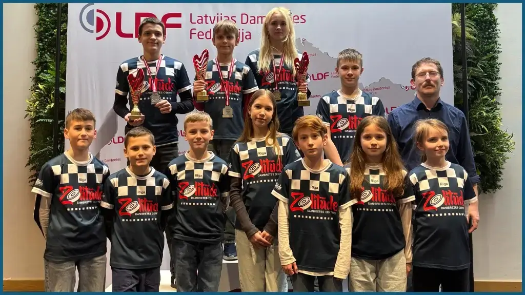 Dambretes klubs Rīgas Zolitūdes ģimnāzijā - vieta, kur aug čempioni