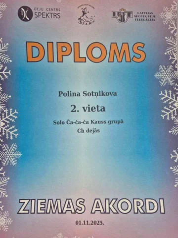 Polinas panākumu "Ziemas akordos"