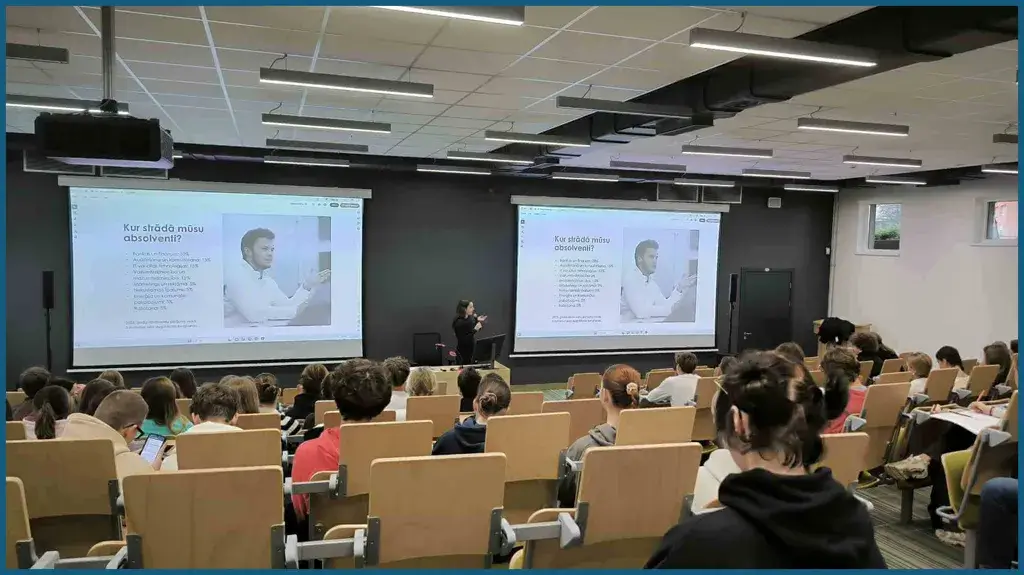 Tikšanās ar Stokholmas Ekonomikas augstskolas studenti 1 Tikšanās ar Stokholmas Ekonomikas augstskolas studenti