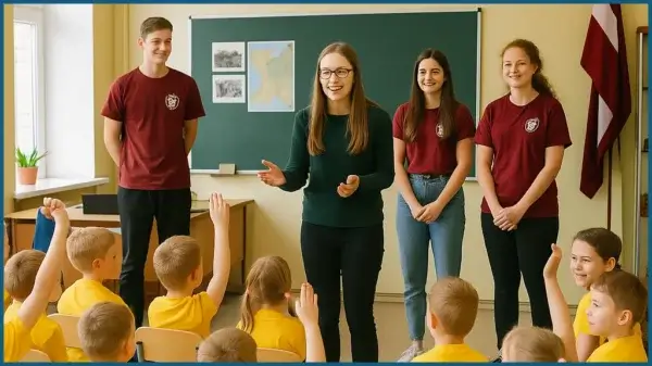 Topošie pirmklasnieki viesojas ģimnāzijā 2 Topošie pirmklasnieki viesojas ģimnāzijā