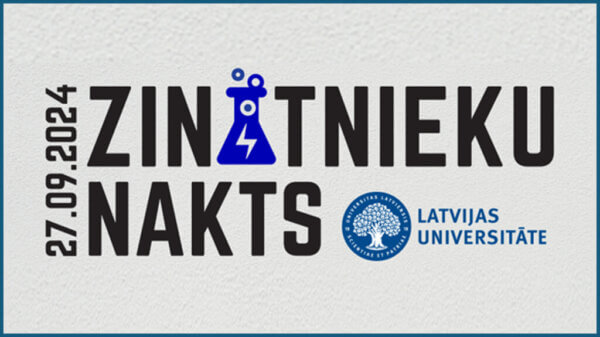 Zinātnieku nakts 2024. gada 27. septembrī